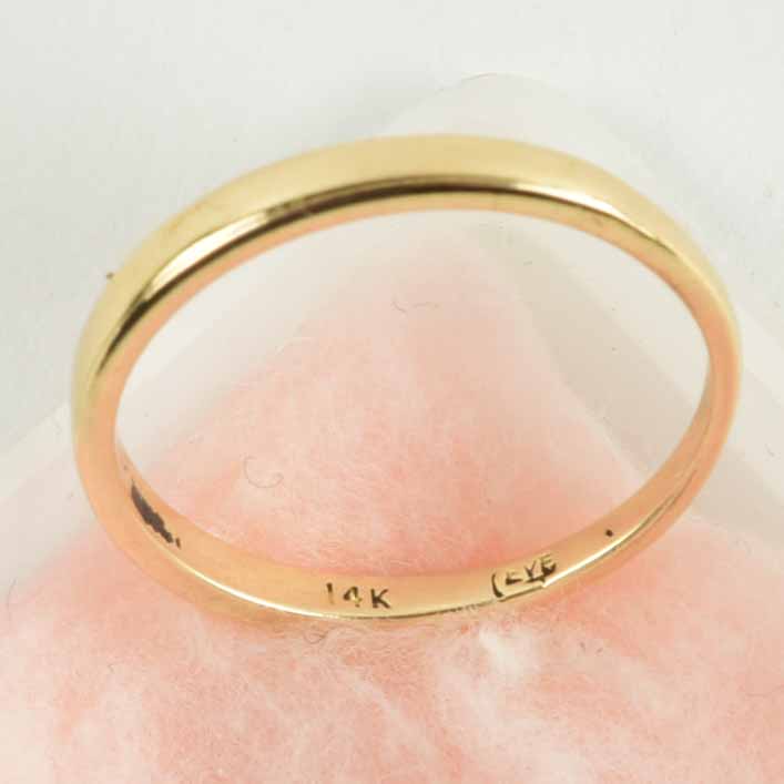 Pair of Women's 14K Gold Wedding Bands