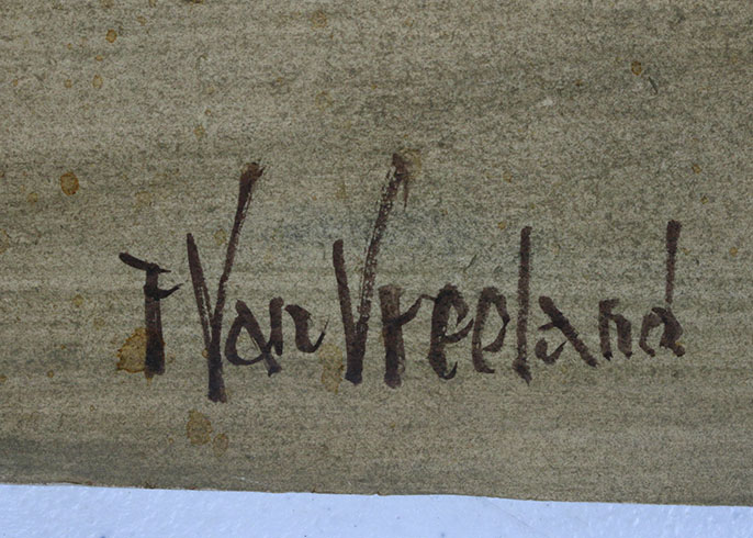 Original Watercolor Painting by Francis William Van Vreeland