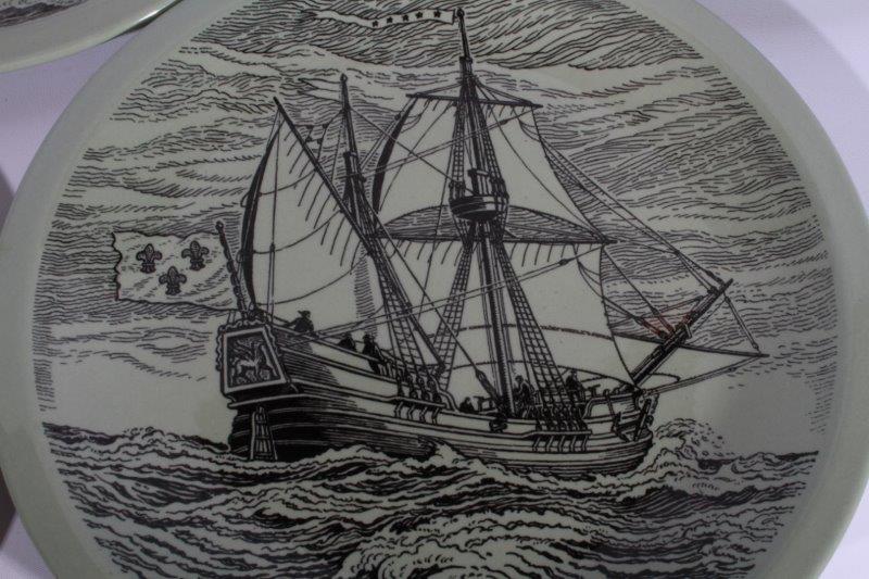 Group of Decorative Wedgwood "Historic Ships of the Great Lakes" Plates