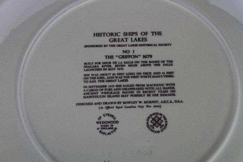 Group of Decorative Wedgwood "Historic Ships of the Great Lakes" Plates
