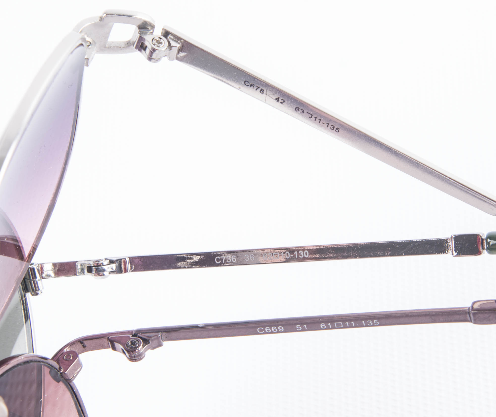 Three Pairs of Cole Haan Aviator Sunglasses