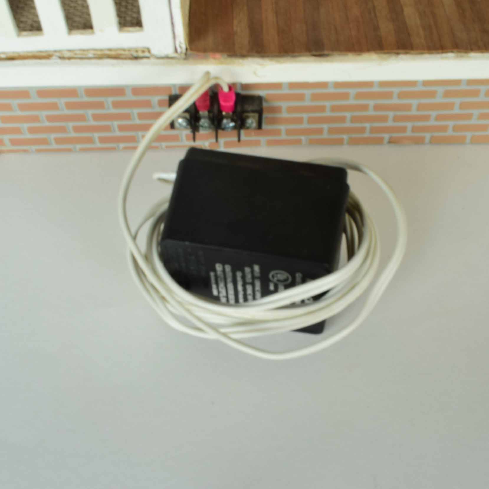 Victorian Style Electrified Dollhouse in Purple