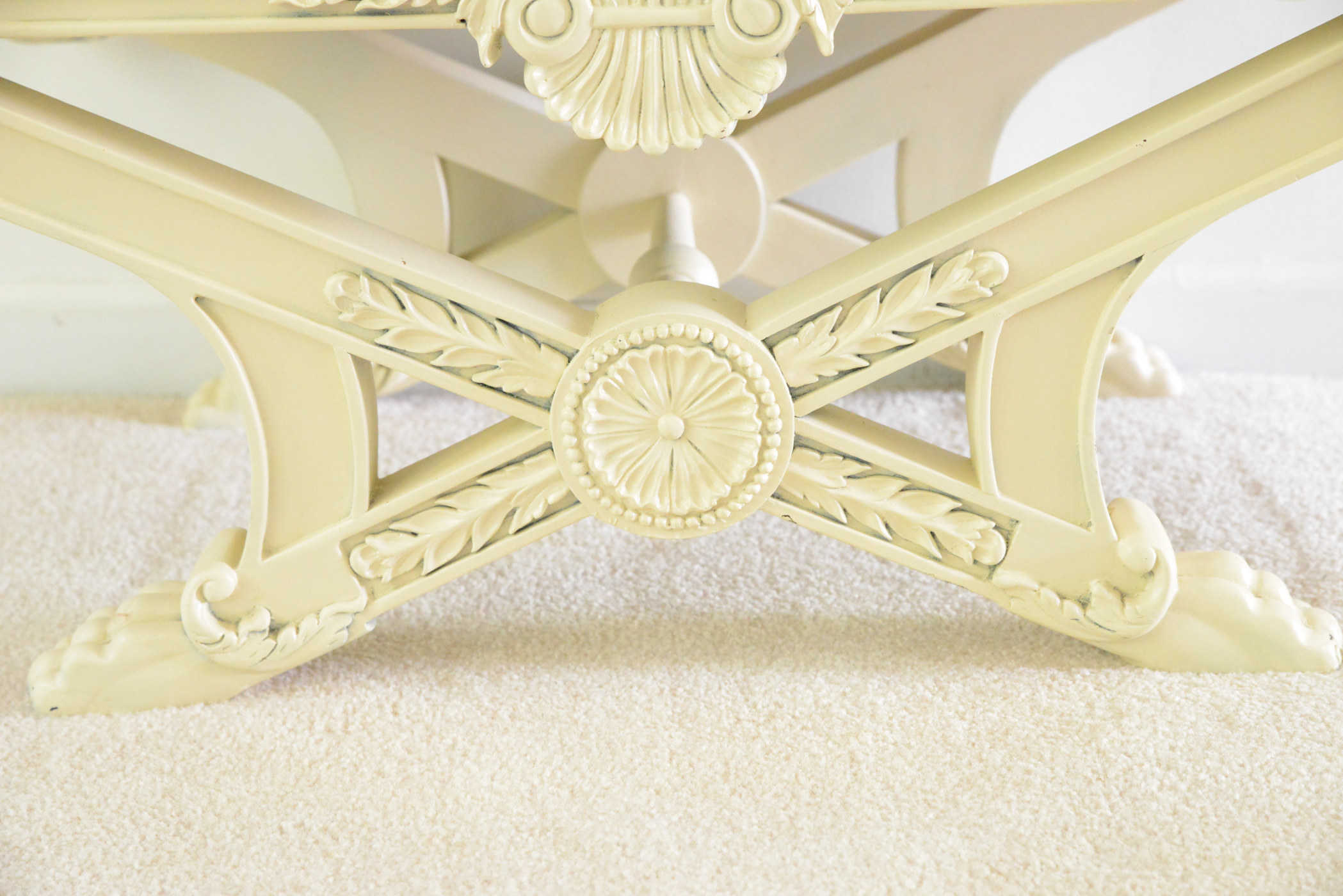 Pink Zebra Upholstered Bench