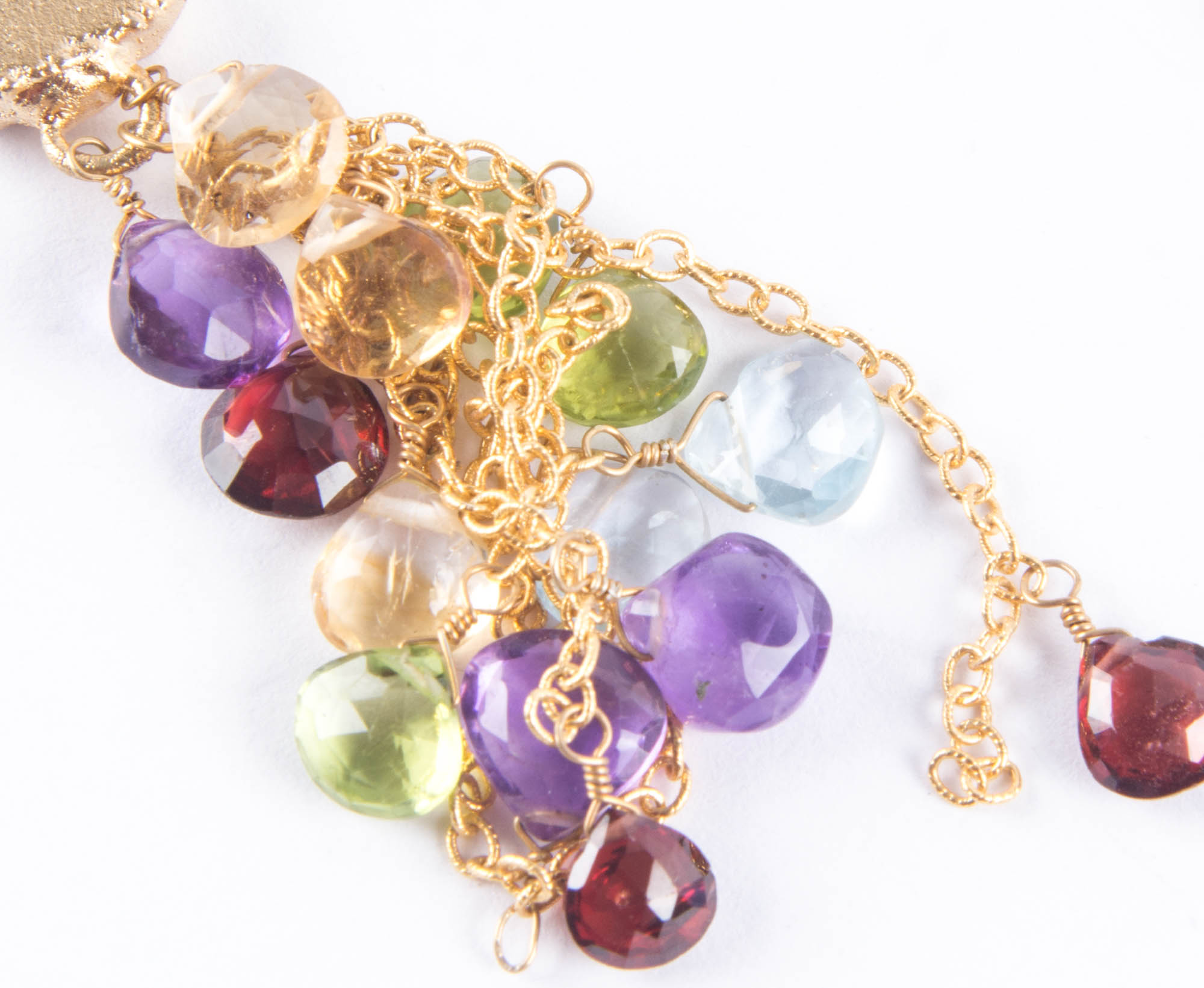 Nina Nguyen Mia Earrings with White Druzy Tourmaline