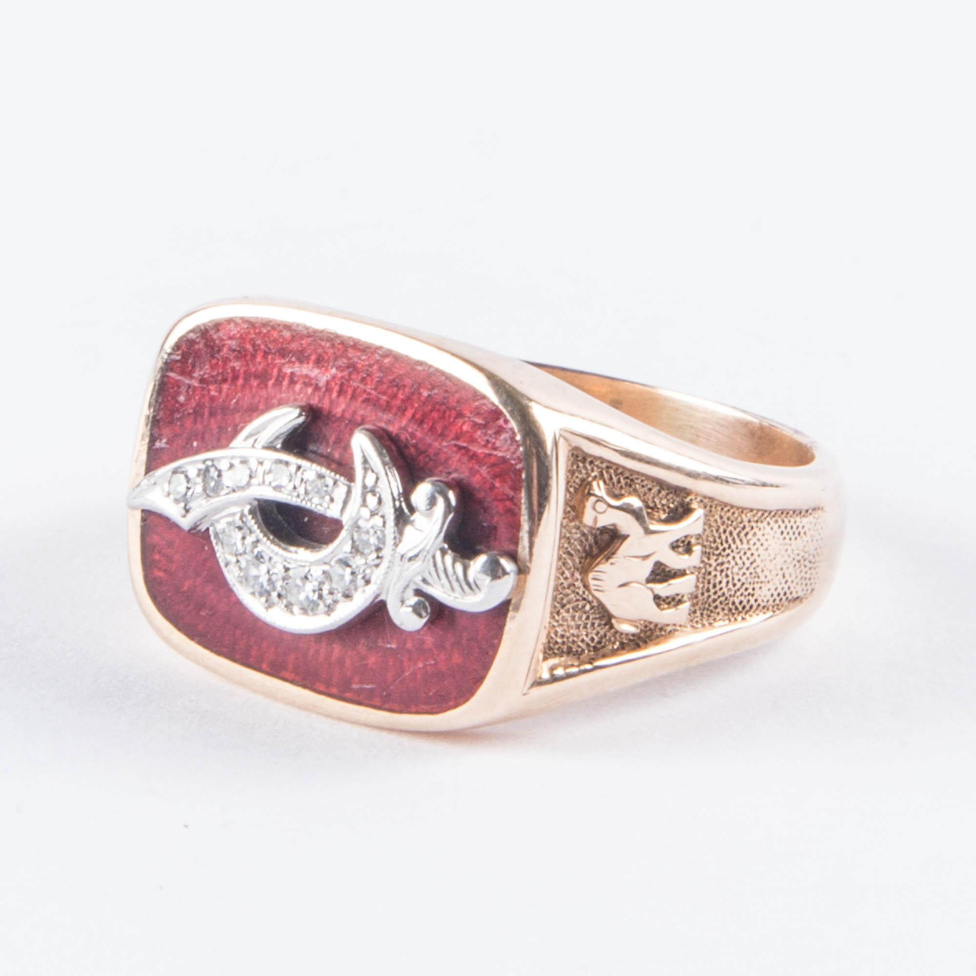 Mens Diamond Shriner's Ring