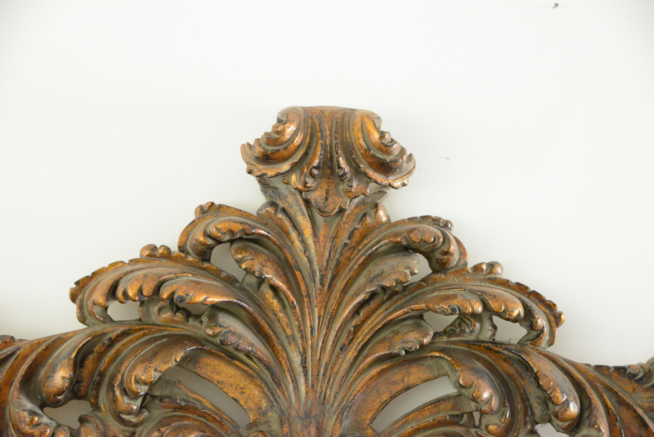 Rococo Style Beveled Wall Mirror