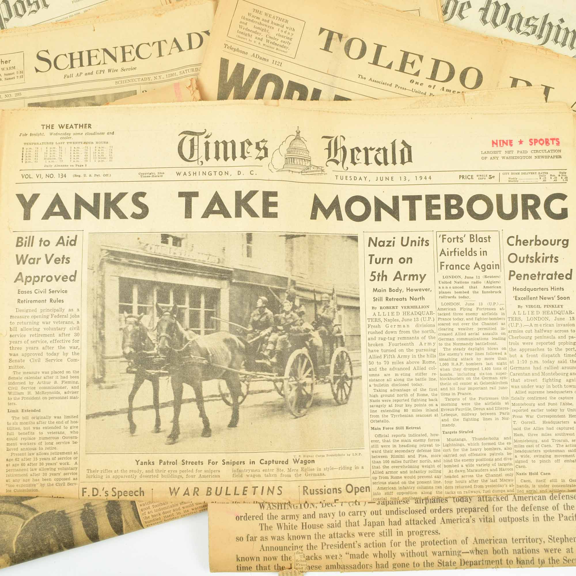 Collection of Historical WWI&II Ephemera