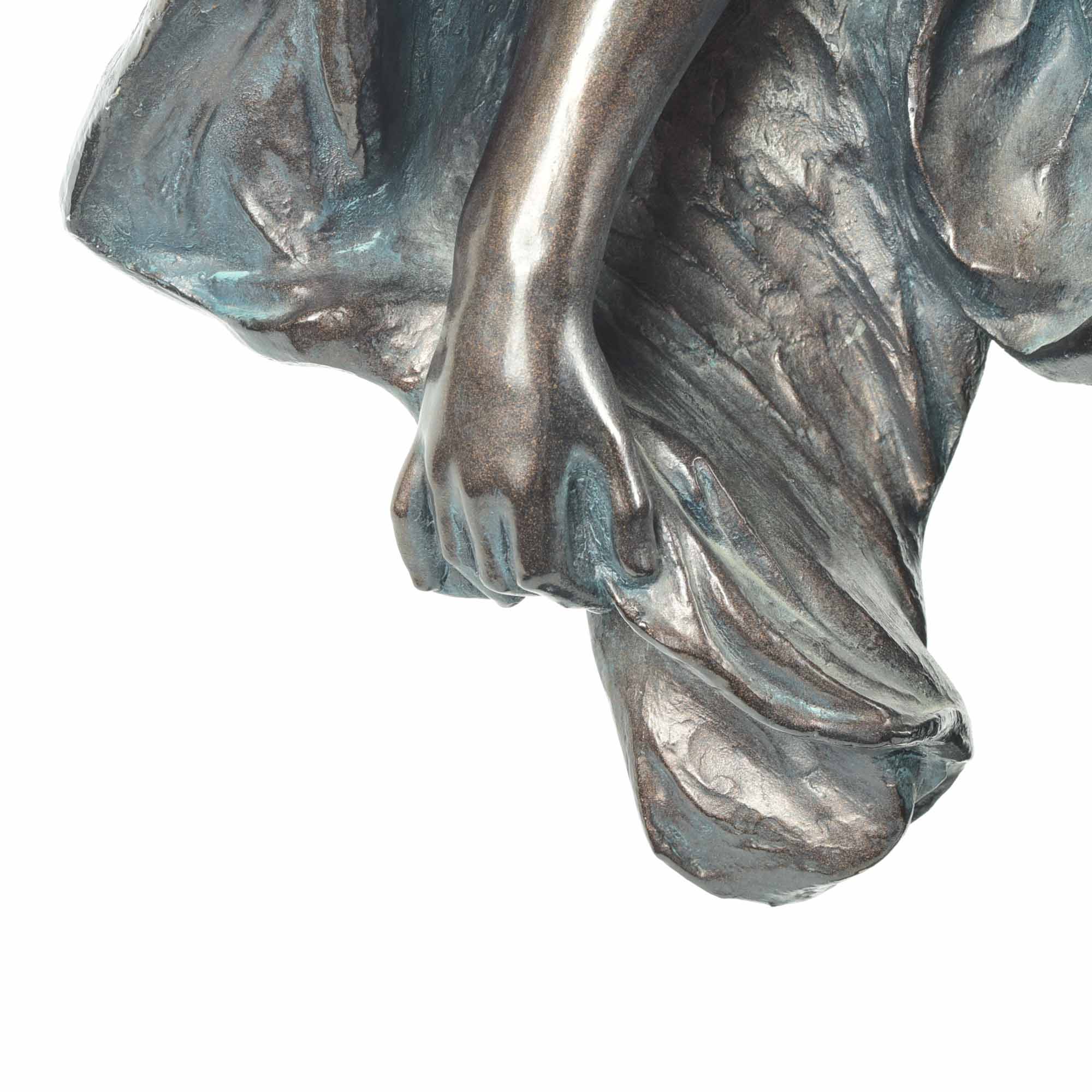 Signed Bronzed Plaster by Eugene Marioton "La Grace"