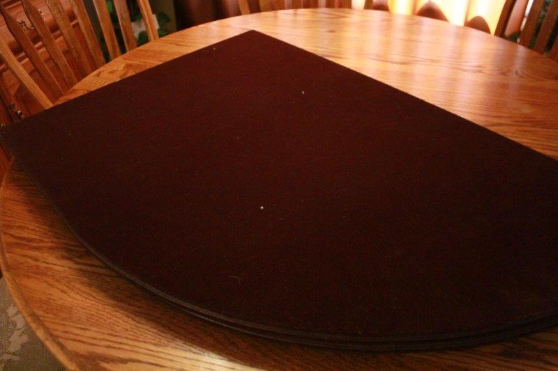 Oak Pedestal Table and Seven Chairs