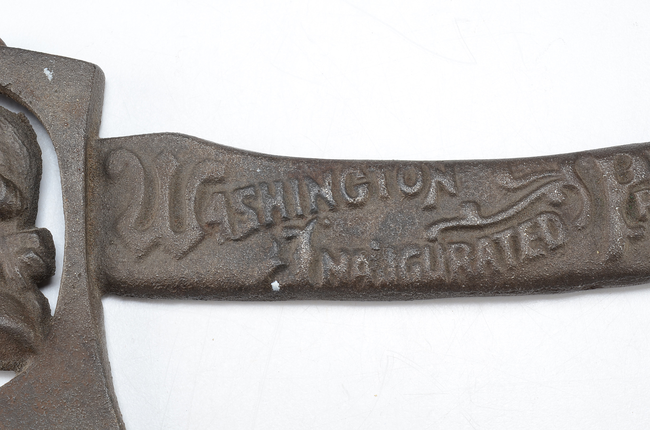 Commemorative George Washington Inagural Cast Iron Hatchet