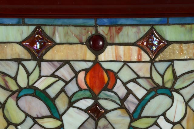 Framed Stained Glass Window