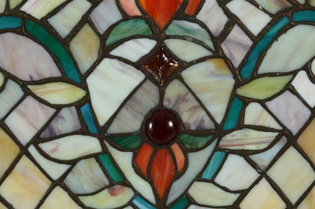 Framed Stained Glass Window