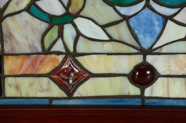 Framed Stained Glass Window