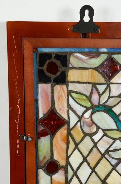 Framed Stained Glass Window