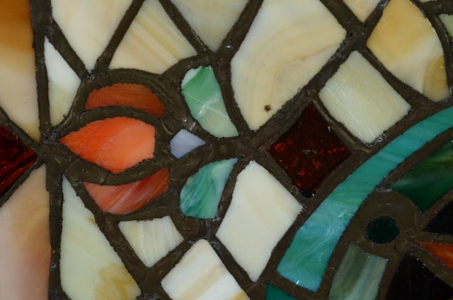 Framed Stained Glass Window