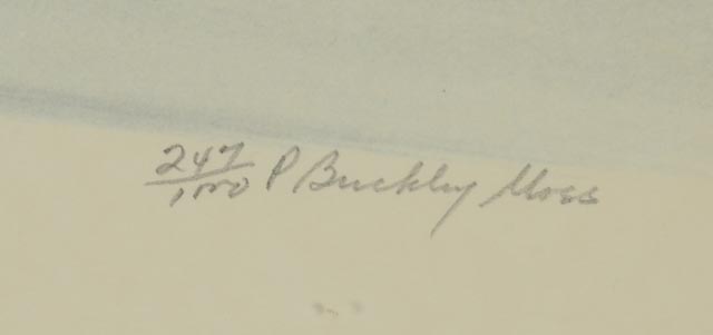 P. Buckley Moss Signed LE Offset Lithograph