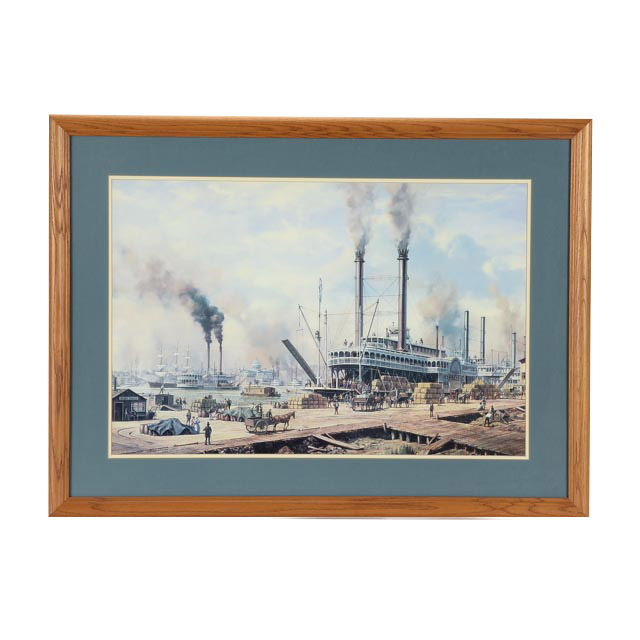 Roy Cross Offset Lithograph "New Orleans"