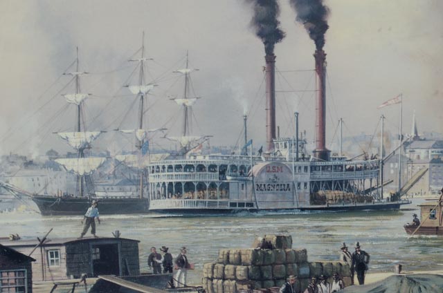 Roy Cross Offset Lithograph "New Orleans"