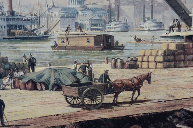 Roy Cross Offset Lithograph "New Orleans"