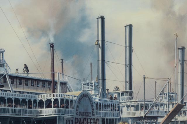 Roy Cross Offset Lithograph "New Orleans"