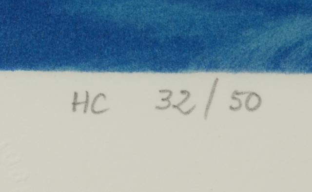 Claude Cambour Signed LE Lithograph "La Seine pres de Giverny"