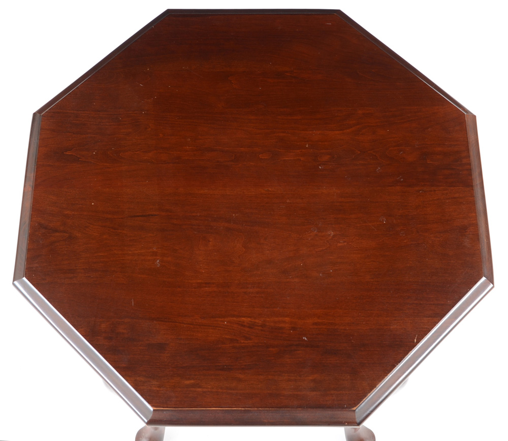 CM Furniture Mahogany Finish Side Table