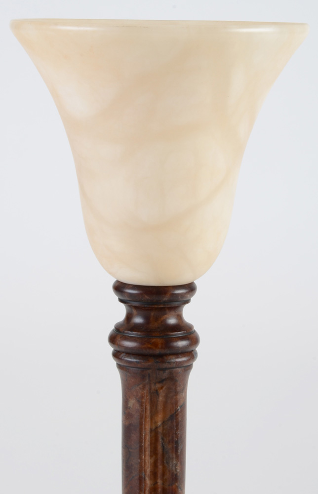 Table Lamp with Stone Shade