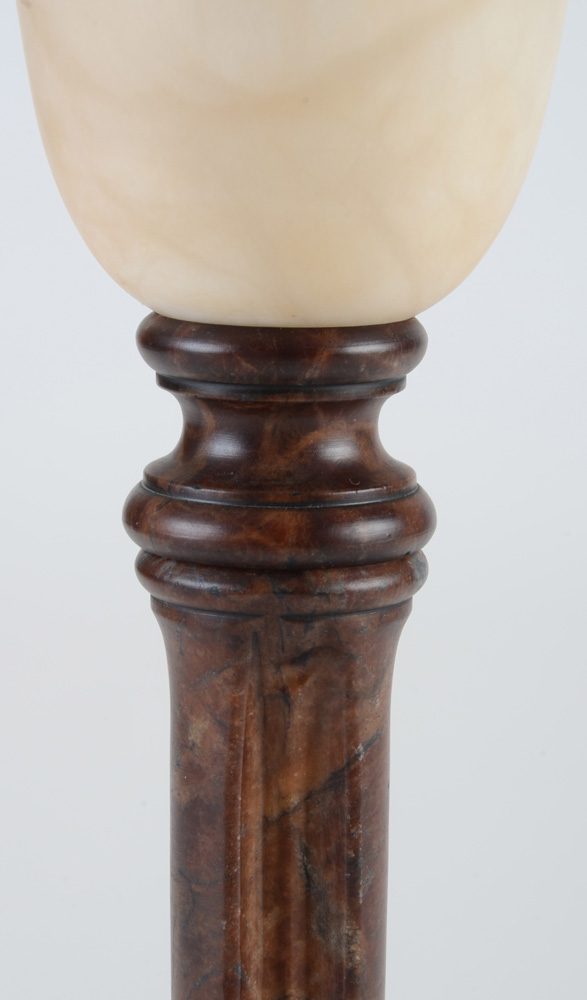 Table Lamp with Stone Shade