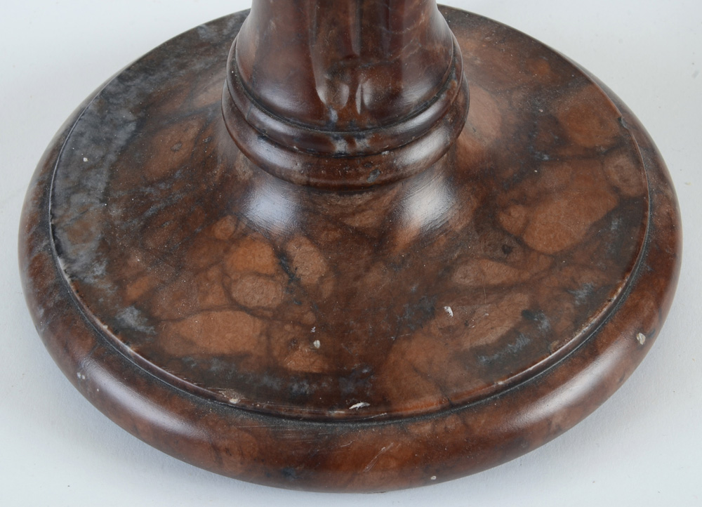 Table Lamp with Stone Shade