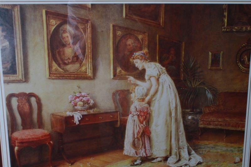 Framed GG Kilburne Offset Lithograph