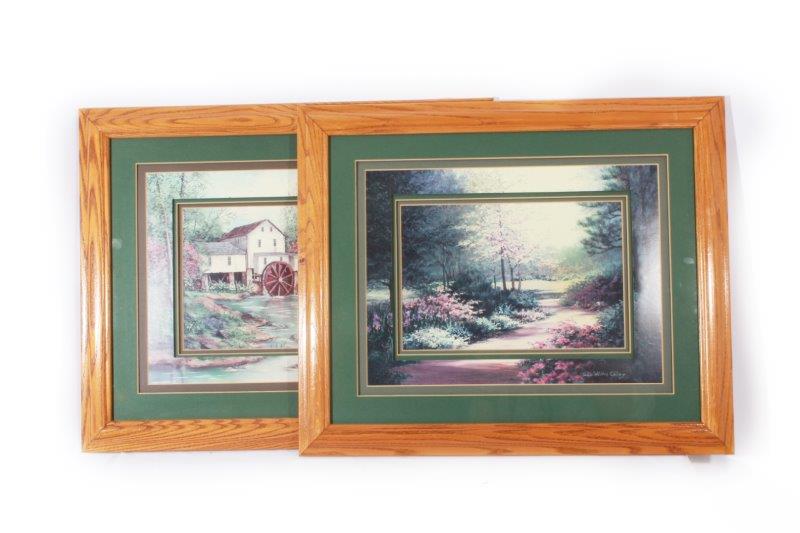 Set of Framed Offset Lithographs