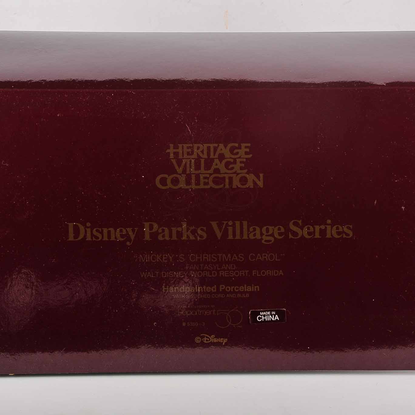 Dept 56 Disney Parks Village Series Mickeys Christmas Carol