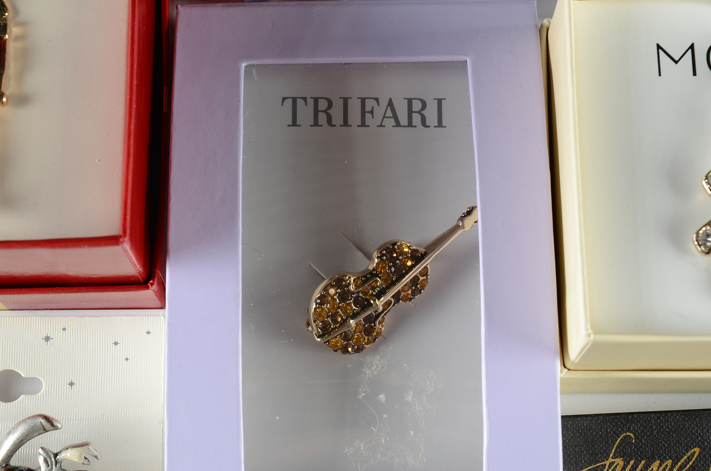 Assortment of Costume Jewelry Pins