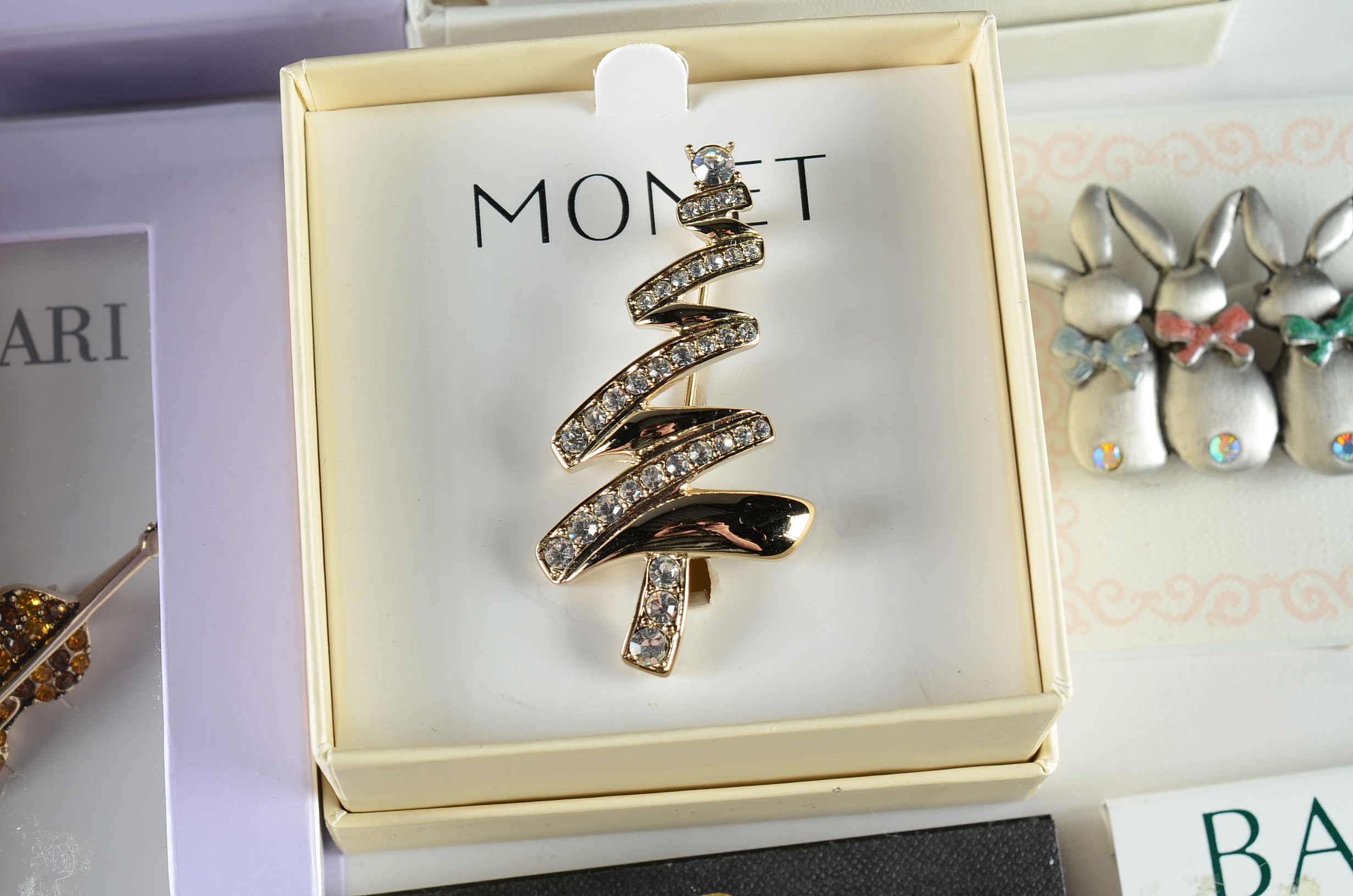 Assortment of Costume Jewelry Pins