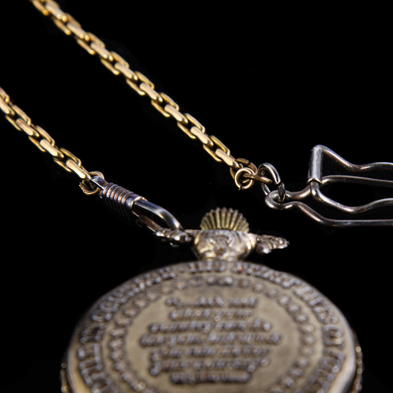 John F. Kennedy 25th Year Commemorative Pocket Watch