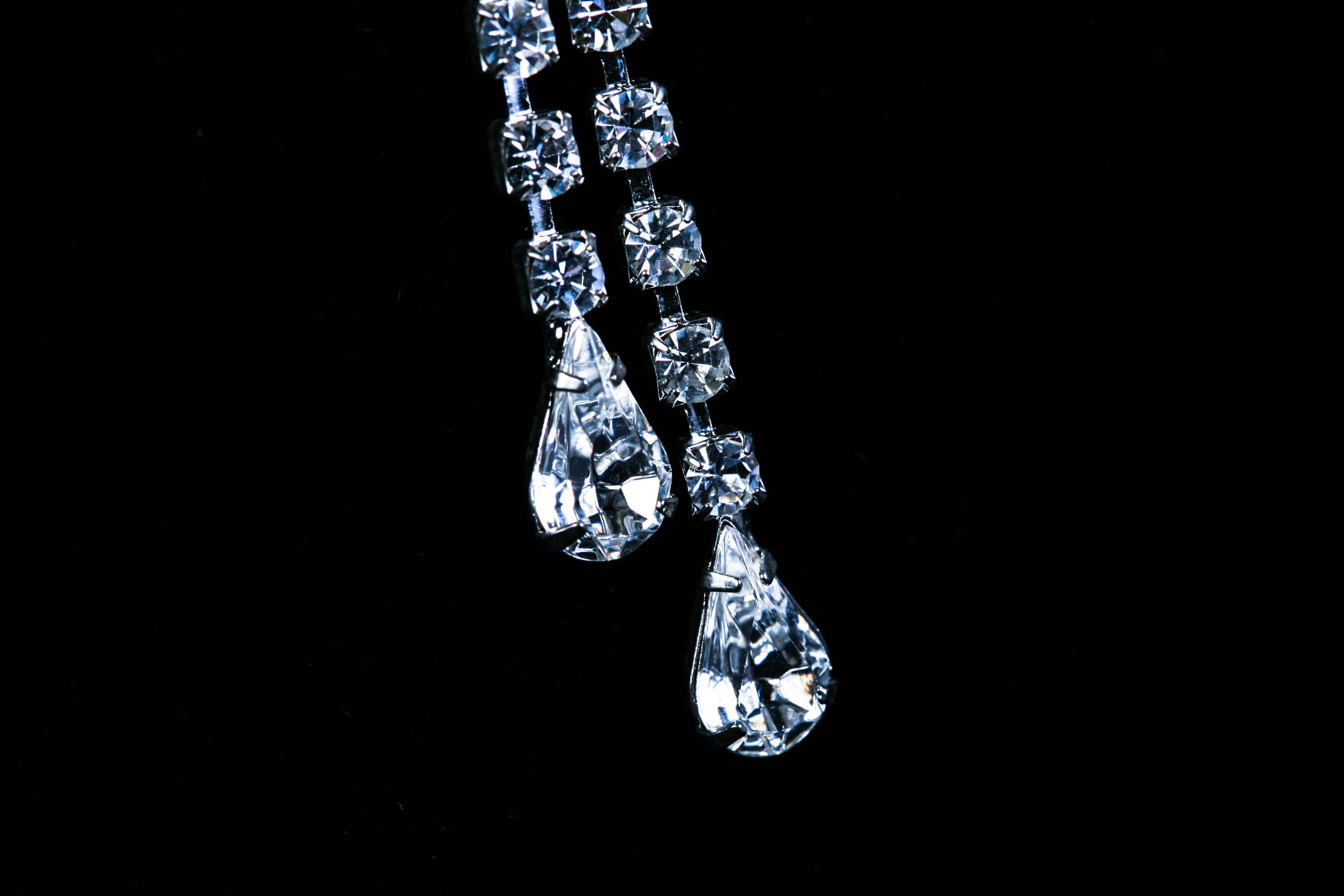 Dangle Rhinestone Necklace