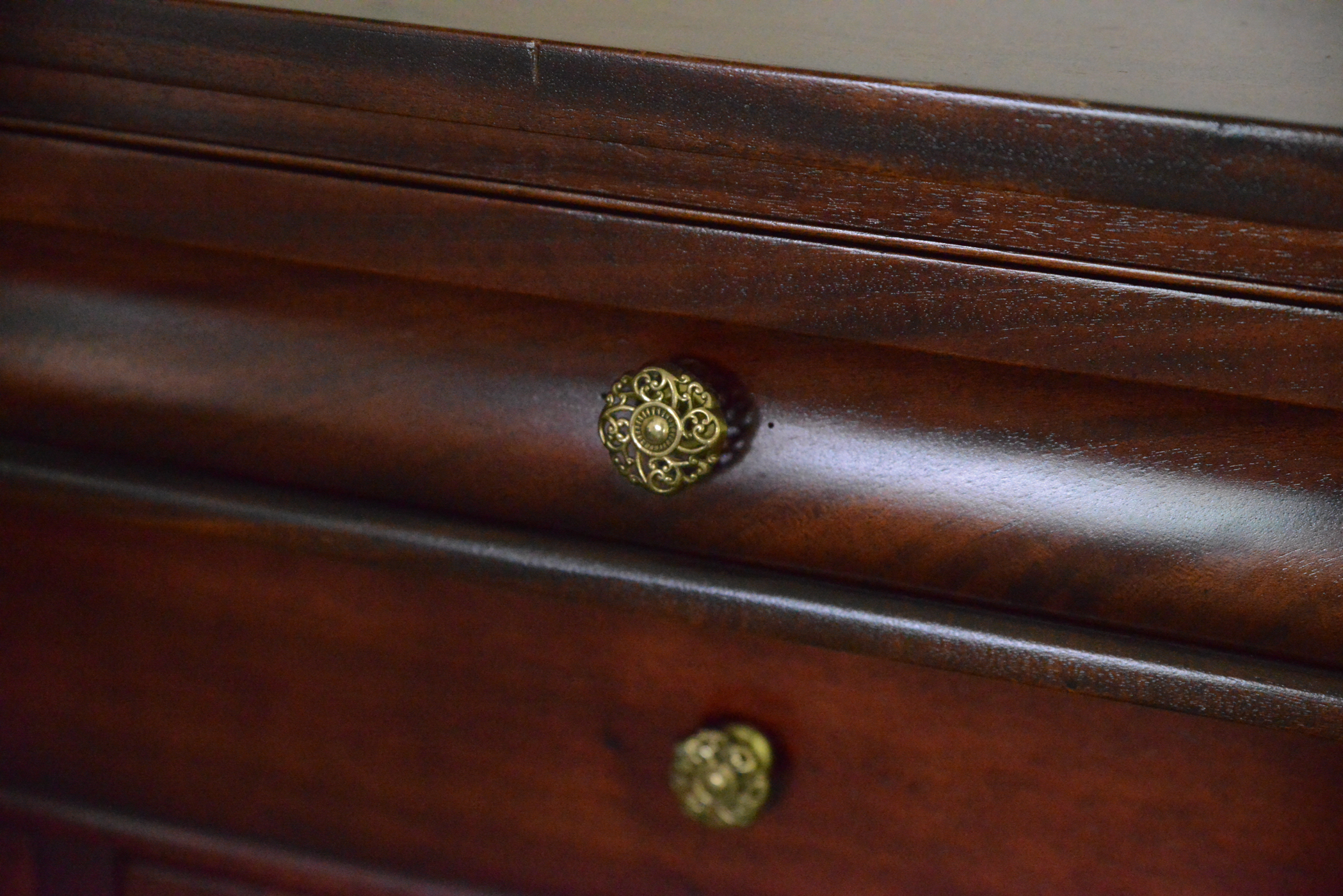 Antique Mahogany Console