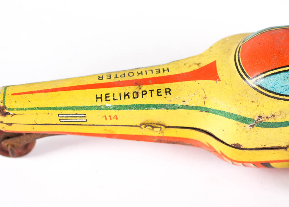 Collection of Vintage Tin Toys Including Cragstan Cars