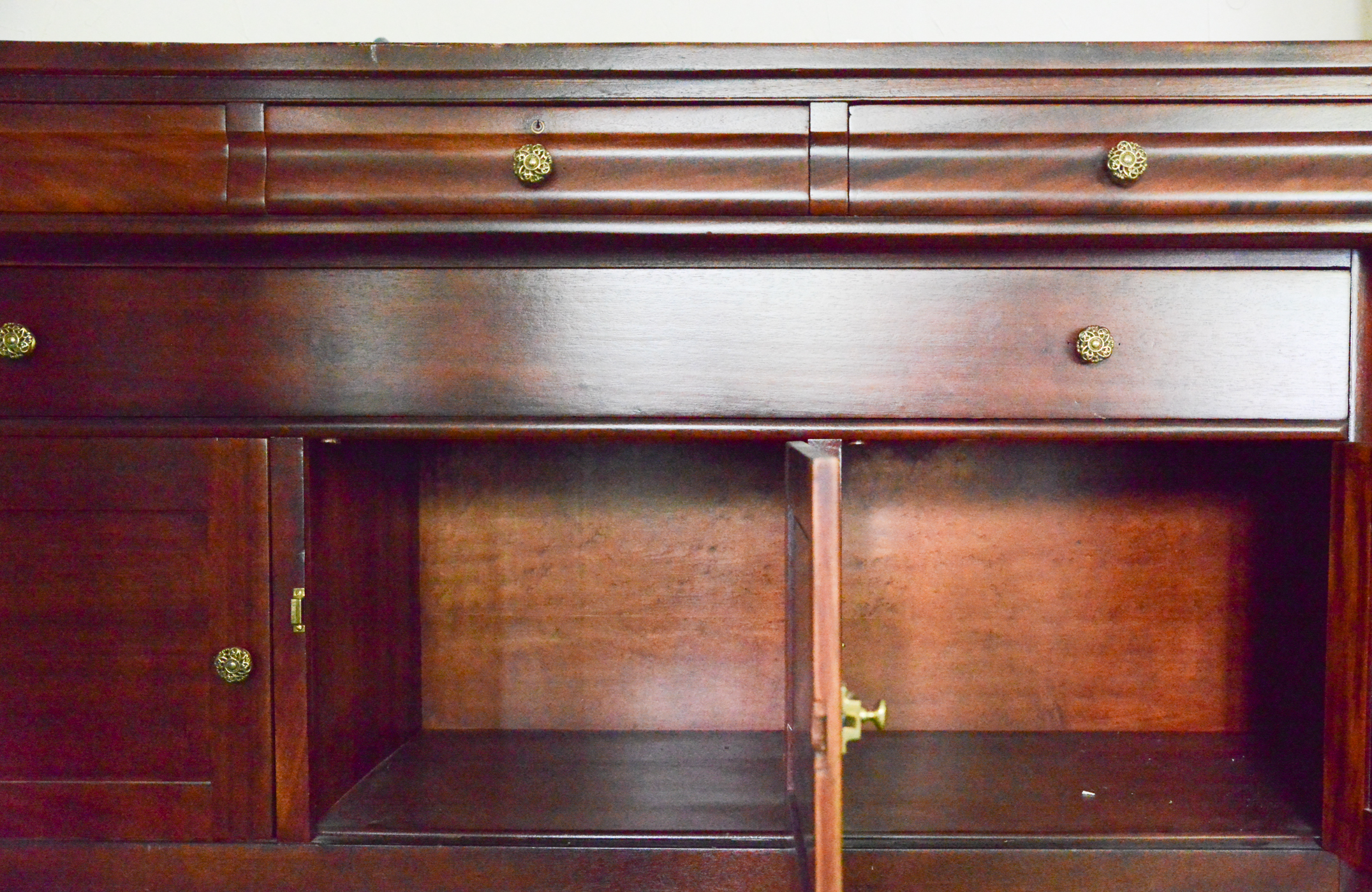 Antique Mahogany Console