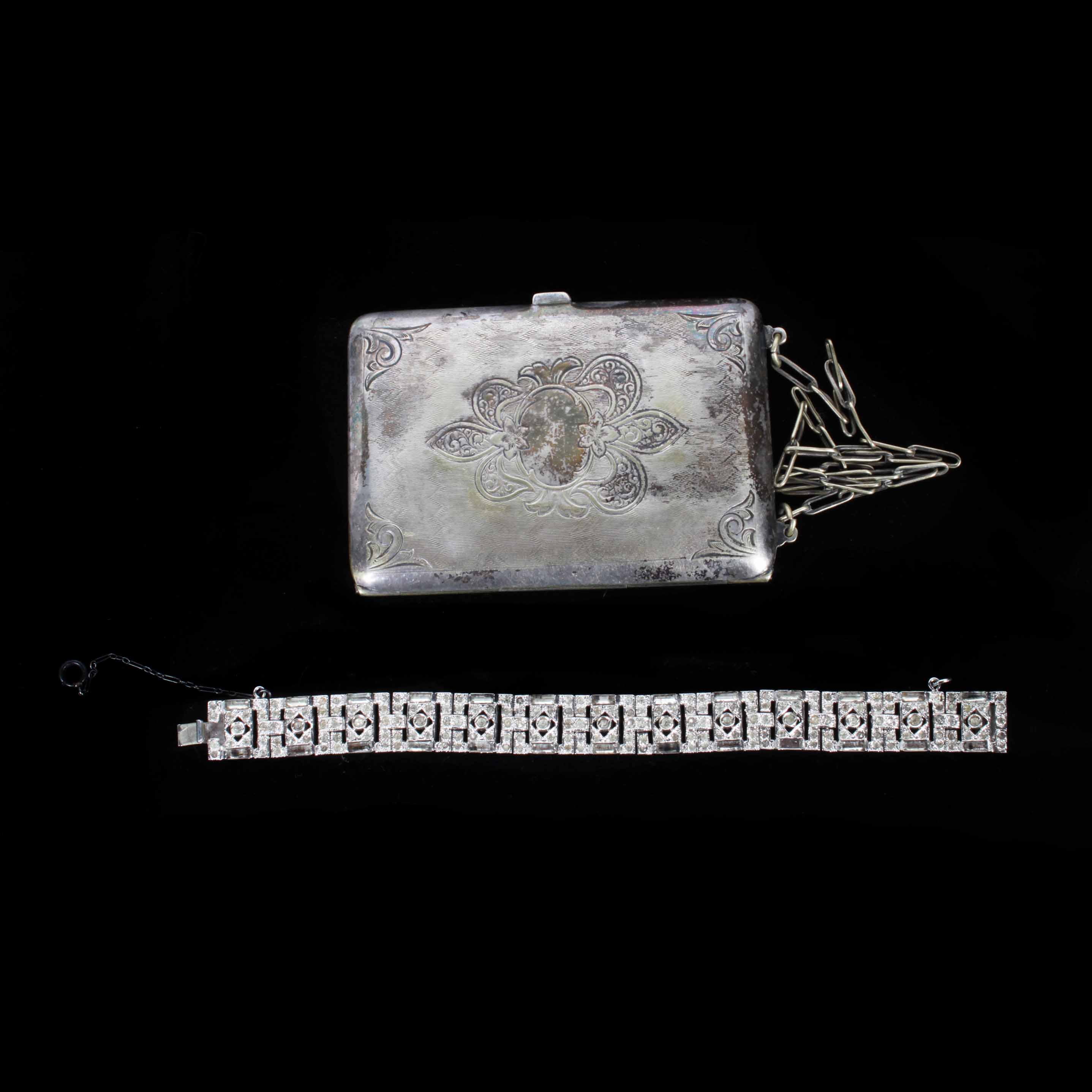 Vintage Bracelet and Purse