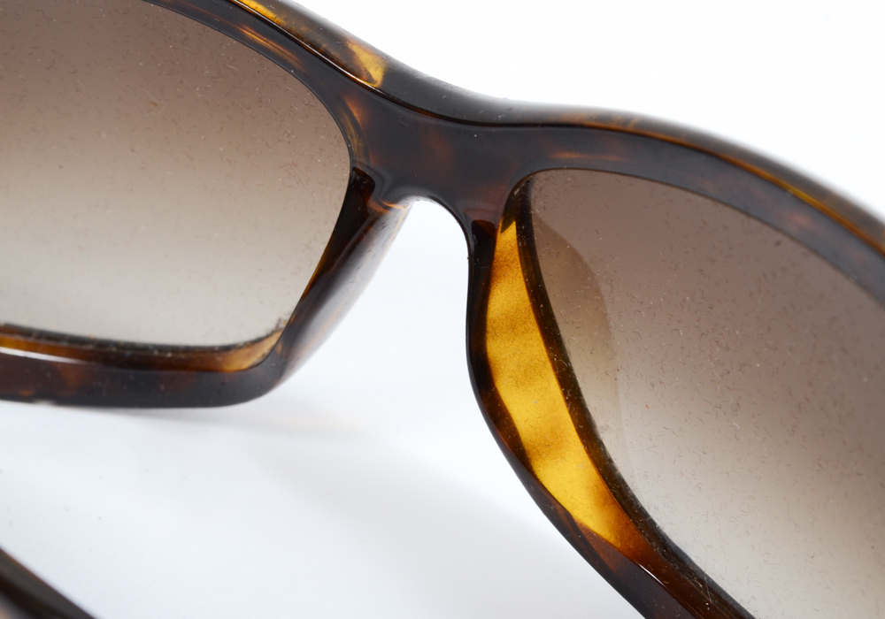 Gucci Tortoise Shell Look Sunglasses in Case