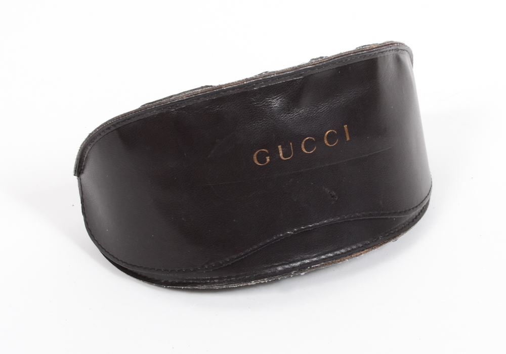Gucci Tortoise Shell Look Sunglasses in Case