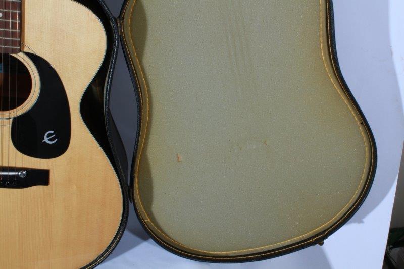 Epiphone Guitar with Case and Music Stand