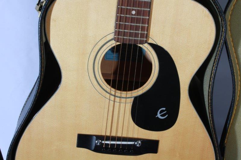 Epiphone Guitar with Case and Music Stand