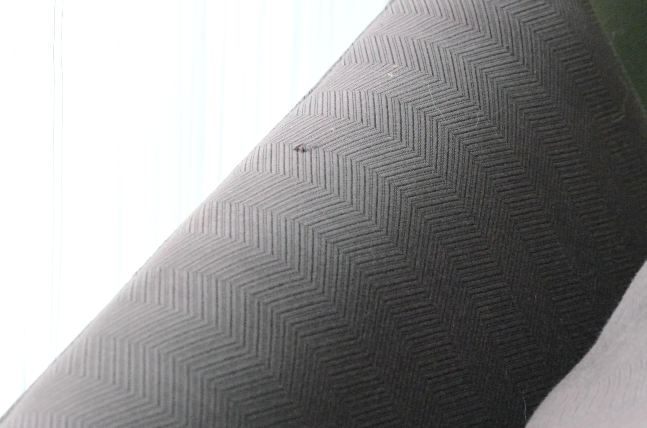 Eggplant Pull Out Sleeper Chair and Ottoman