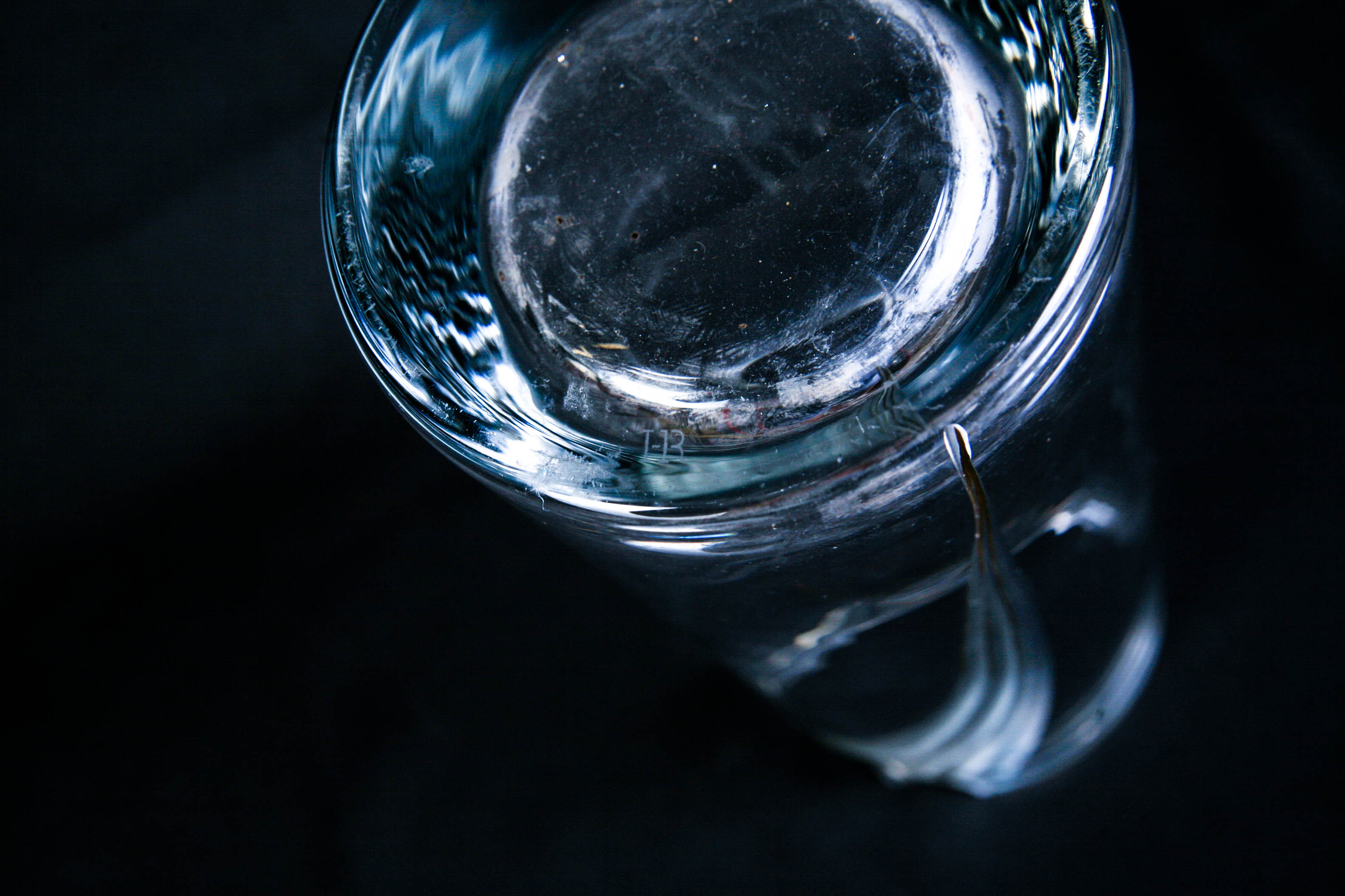 Modern Signed Sculptural Art Glass Cylinder Vase