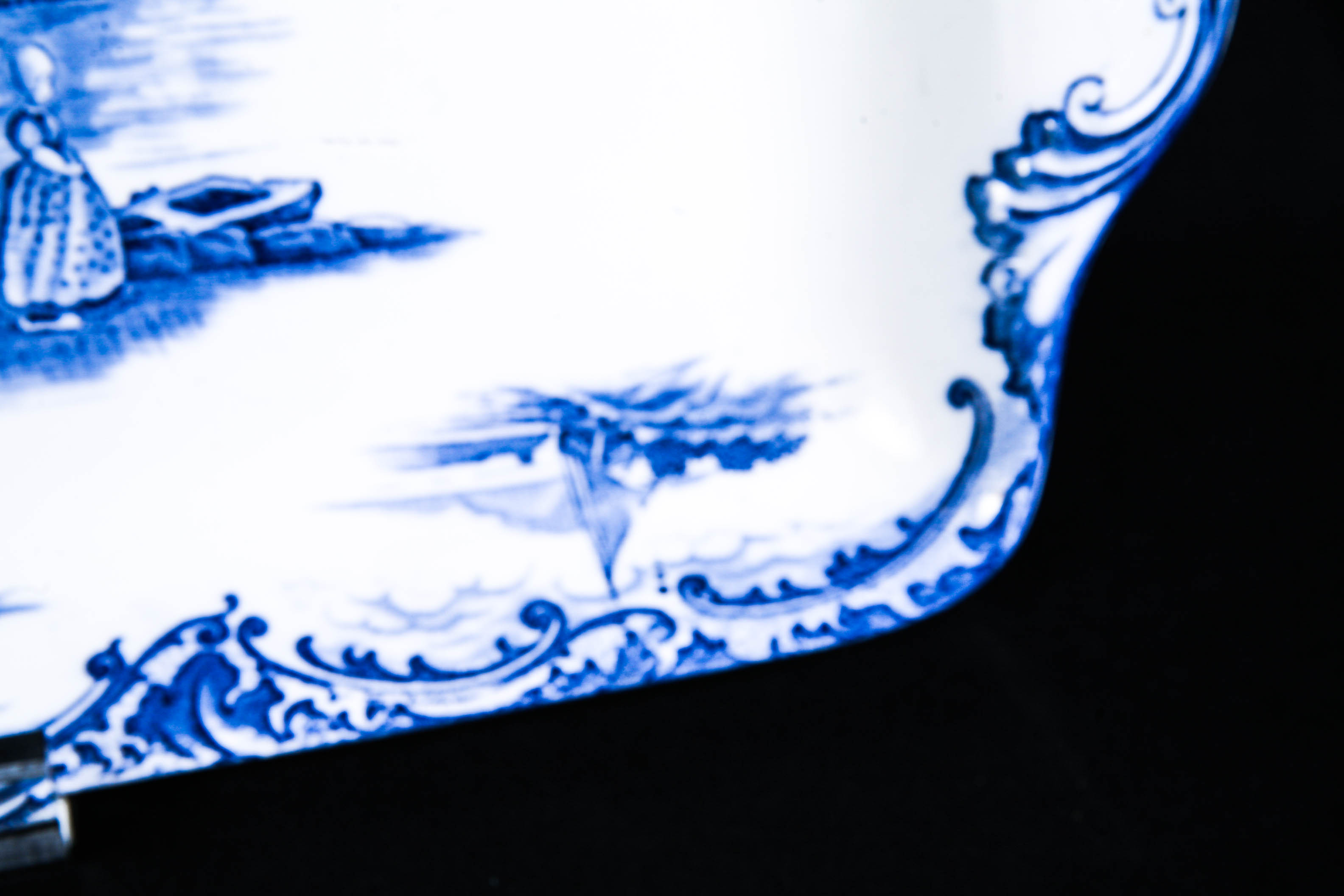 Rare Wedgwood England Rectangular "Hague" Platter