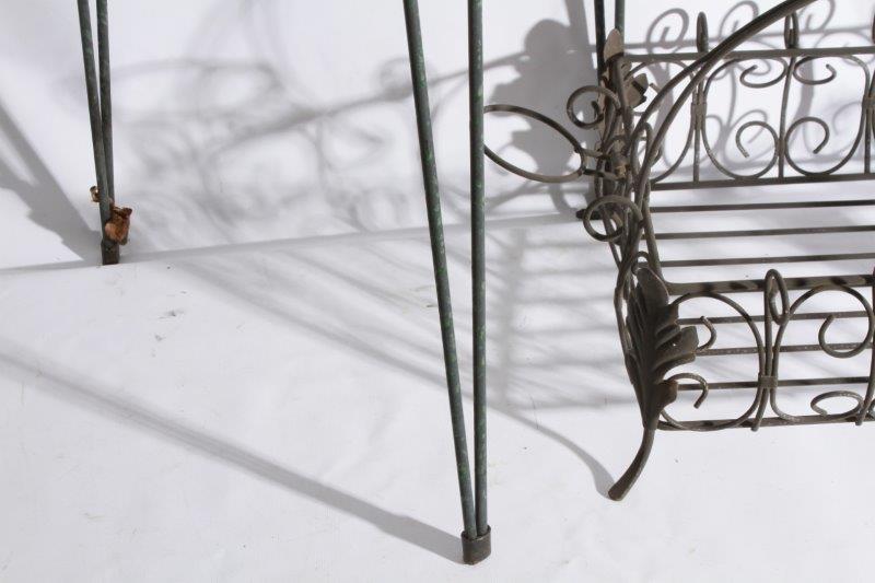 Two Decorative Metal Planters