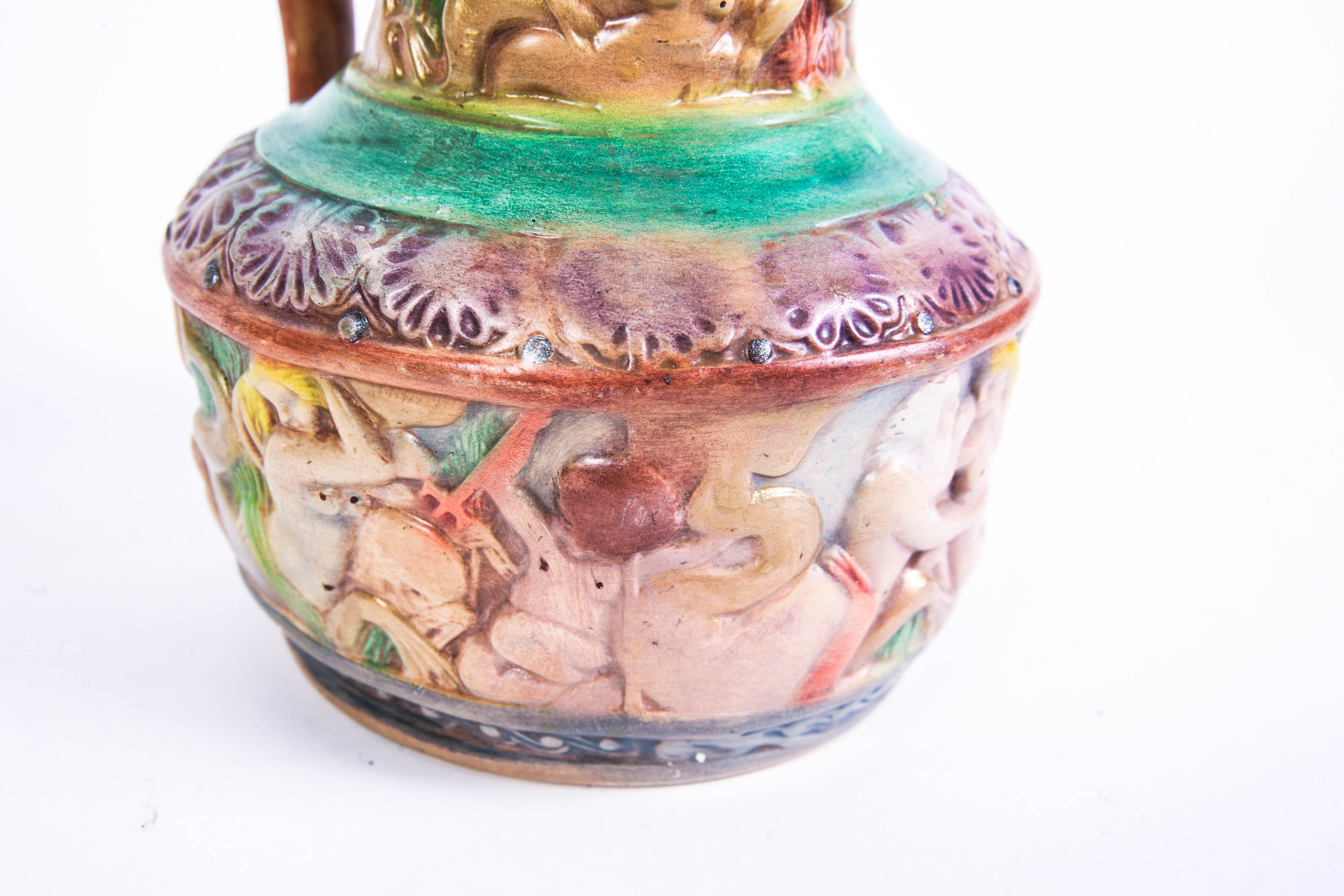 Vintage Capodimonte Style Pitcher