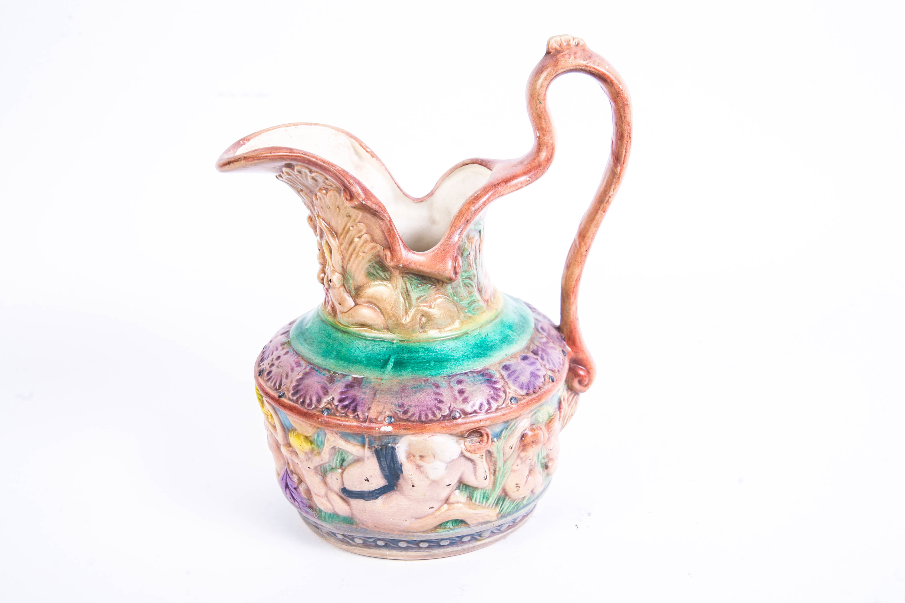 Vintage Capodimonte Style Pitcher